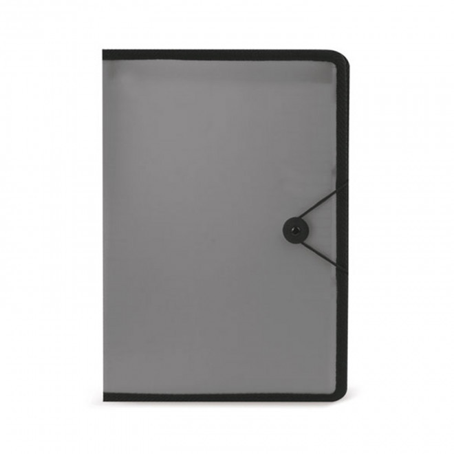 PORTE DOCUMENTS PERSONNALISABLE 'JULES' - gris