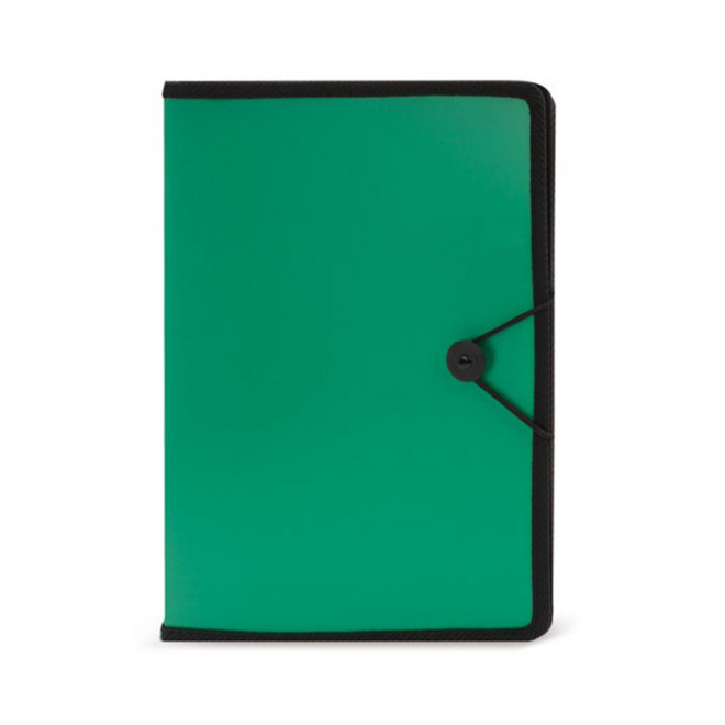 PORTE DOCUMENTS PERSONNALISABLE 'JULES' - vert