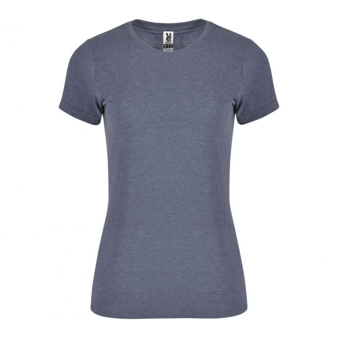 TEE-SHIRT PUBLICITAIRE FEMME 'ALI' - denim chiné