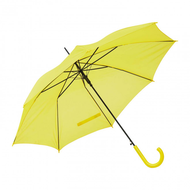 PARAPLUIE CANNE PERSONNALISABLE 'DAVOLO' - jaune