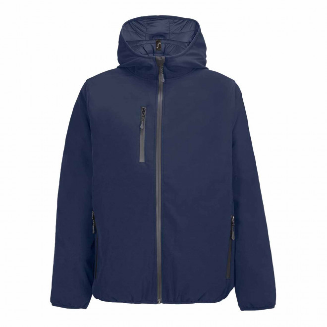 SOFTSHELL MATELASSEE HOMME PERSONNALISEE 'FALCON PADDED' - bleu foncé