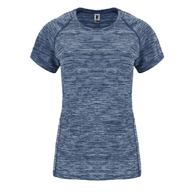 TEE-SHIRT PERSONNALISABLE FEMME 'RUN' 140 GR/M² - marine chiné