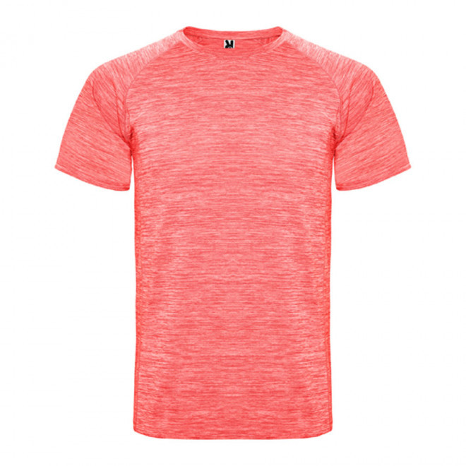 TEE-SHIRT PERSONNALISABLE HOMME 'RUN' 140 GR/M² - corail chiné