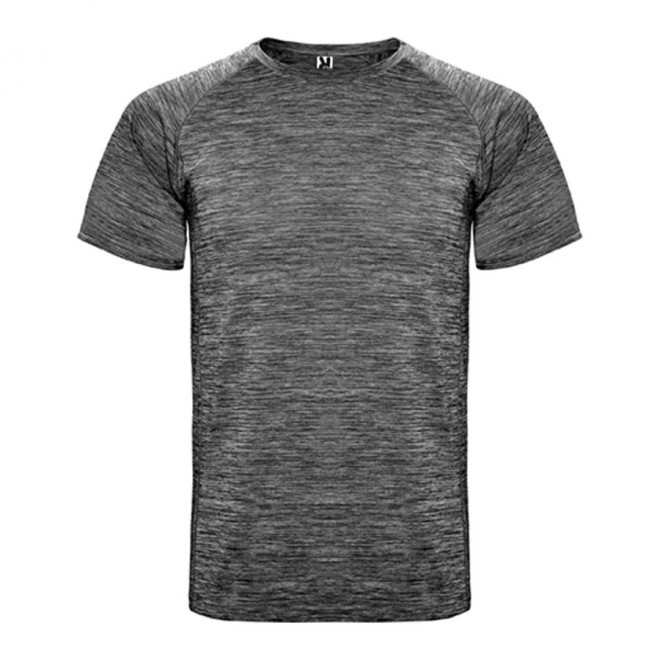 TEE-SHIRT PERSONNALISABLE HOMME 'RUN' 140 GR/M² - noir chiné