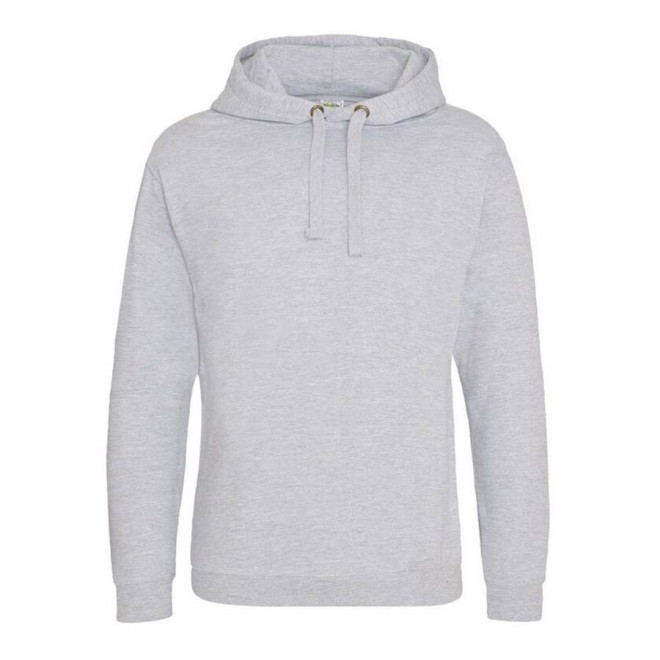 SWEAT-SHIRT A CAPUCHE PERSONNALISABLE 'BILA' - gris chiné