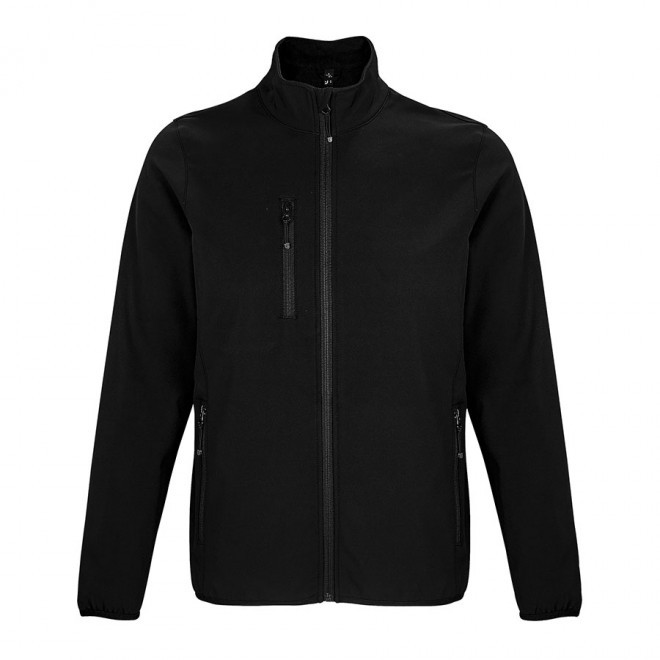 VESTE ZIPPÉE PERSONNALISÉE HOMME SOFTSHELL 'FALCON' - noir