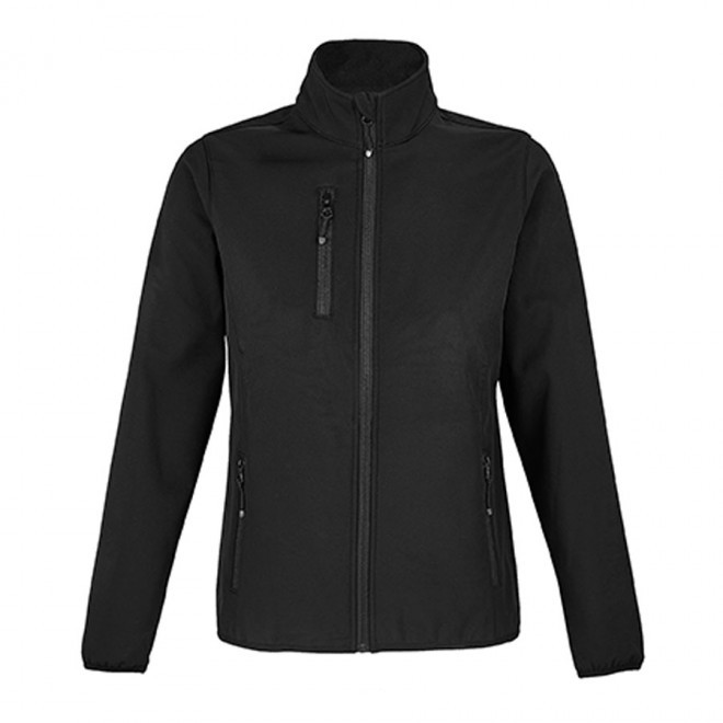 VESTE ZIPPÉE PERSONNALISÉE FEMME SOFTSHELL 'FALCON' - noir