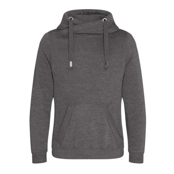 SWEAT SHIRT PERSONNALISÉ COL CROISÉ 330GR/M² 'VENTI' - charcoal