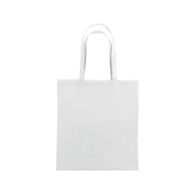 SAC SHOPPING PUBLICITAIRE ANSES LONGUES 80 GR/M² 'BONITO' - blanc