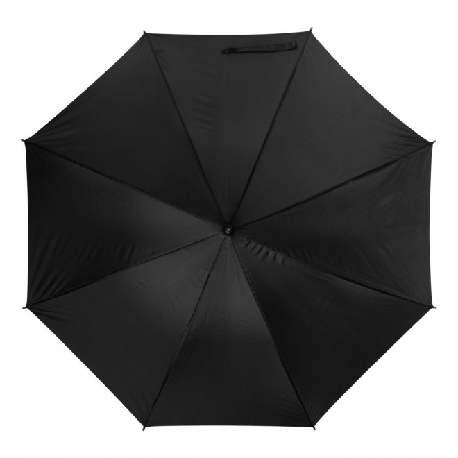 PARAPLUIE PUBLICITAIRE AUTOMATIQUE CANNE BOIS 'DUNDEE' - noir
