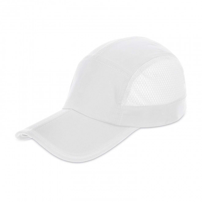 CASQUETTE DE SPORT PLIABLE PERSONNALISABLE 'CARUN PLIABLE' - blanc