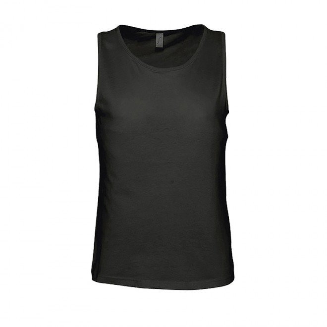 DÉBARDEUR PERSONNALISÉ HOMME 'JUSTIN' 150 GR/M² - noir