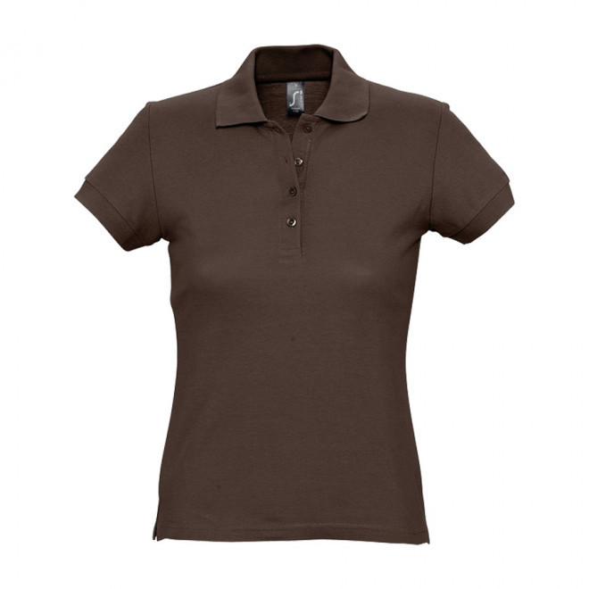 POLO PUBLICITAIRE FEMME 'PASSION' 170 GR/M² - chocolat