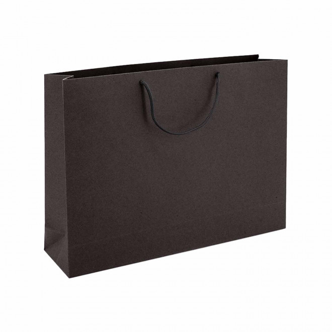 SAC CADEAU PERSONNALISE 42x30x9 'KARTELOS' - noir