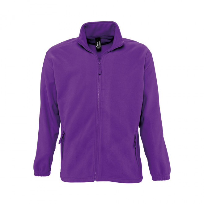 VESTE POLAIRE PUBLICITAIRE ZIPPEE HOMME 'NORTH' 300 GR/M² - violet foncé