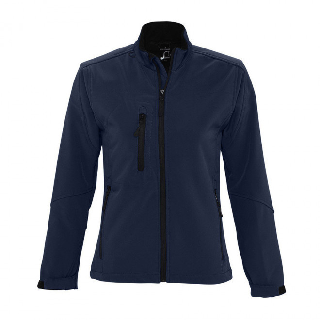 VESTE PUBLICITAIRE ZIPPÉE SOFTSHELL FEMME 'RELAX' 340 GR/M² - bleu abysse