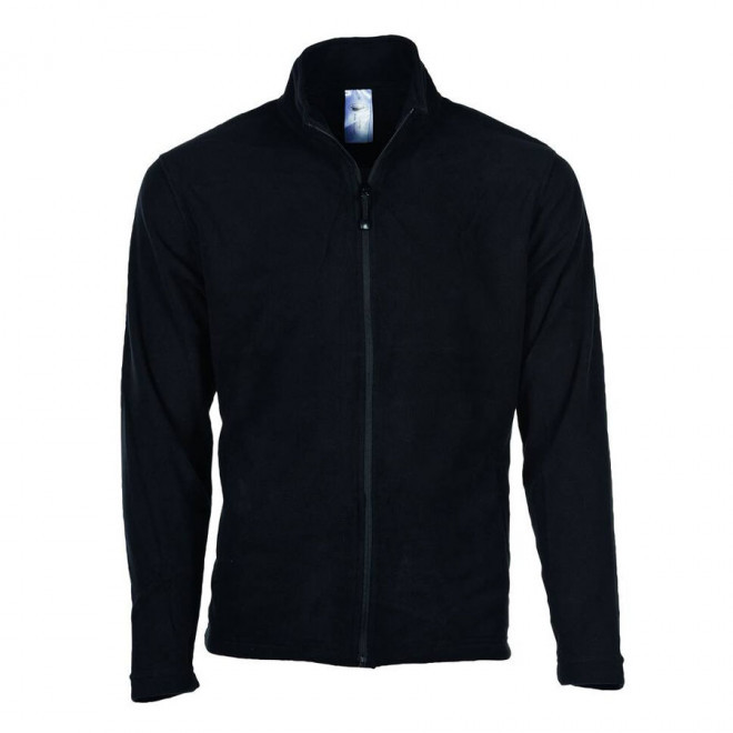 VESTE POLAIRE PERSONNALISABLE ZIPPEE HOMME 'BEAR' 300 GR/M² - noir