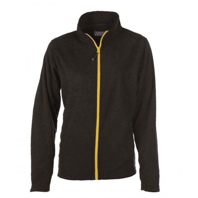 VESTE POLAIRE PERSONNALISABLE ZIPPEE FEMME 'BEAR' 300 GR/M² - black/gold