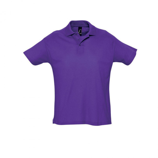 POLO PUBLICITAIRE HOMME 'SUMMER' COULEUR 170 GR/M² - violet foncé
