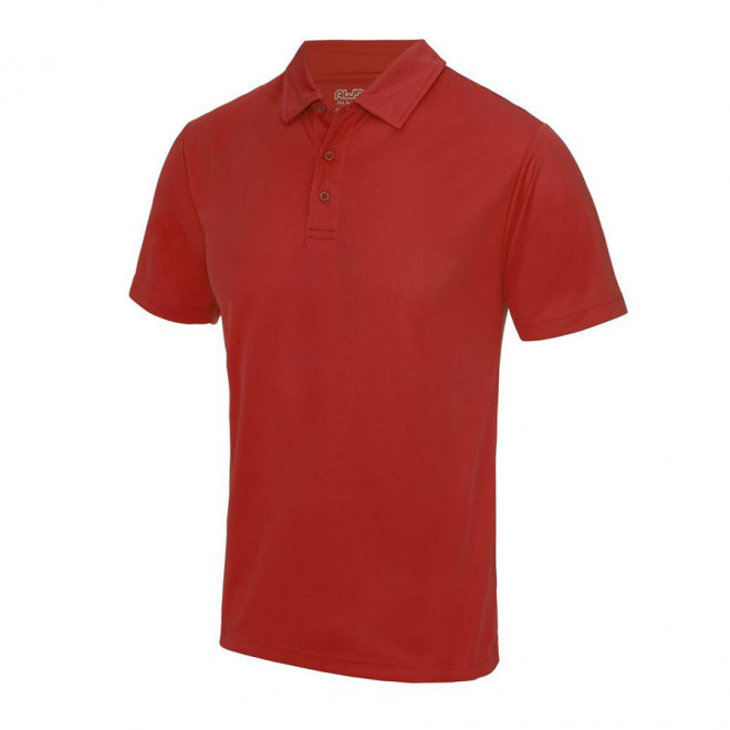 POLO PERSONNALISÉ HOMME RESPIRANT JUST COOL® 'ASTI' - rouge