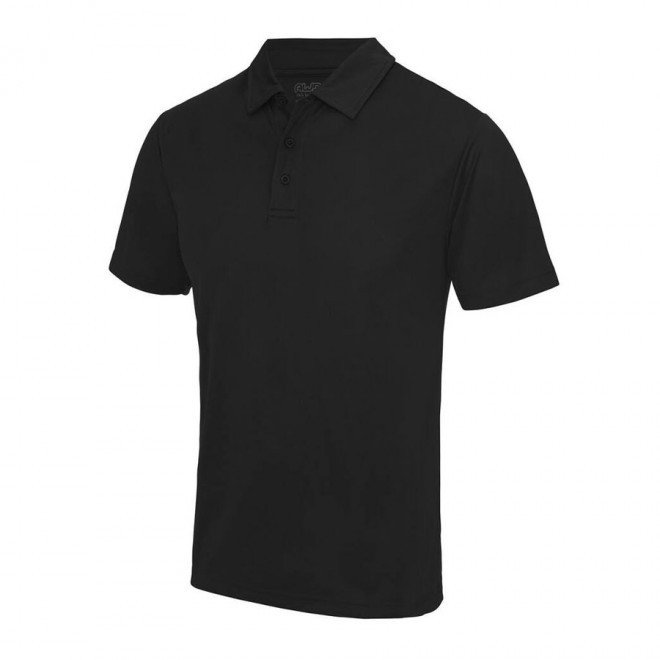 POLO PERSONNALISÉ HOMME RESPIRANT JUST COOL® 'ASTI' - black