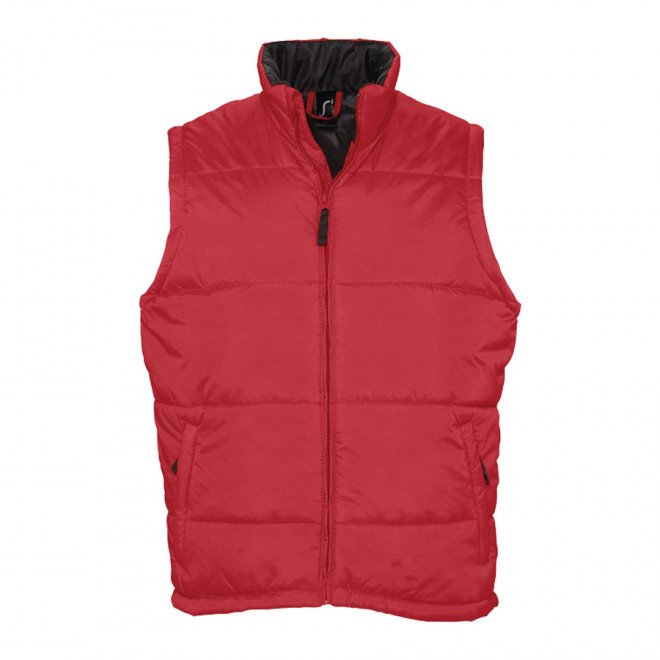 BODYWARMER PUBLICITAIRE MATELASSÉ 'WARM' 220 GR/M² - rouge