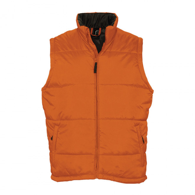 BODYWARMER PUBLICITAIRE MATELASSÉ 'WARM' 220 GR/M² - orange