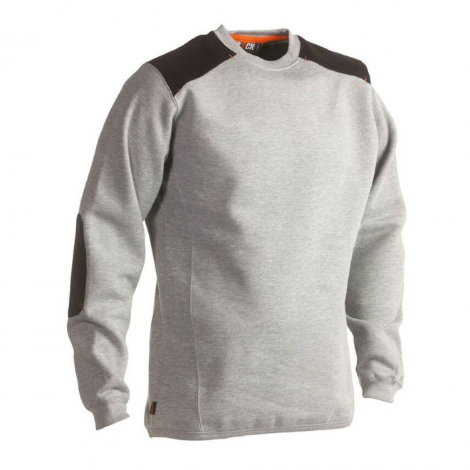 SWEAT PERSONNALISABLE DE TRAVAIL 330 GR/M² HEROCK® 'WAYN'  - heather_grey