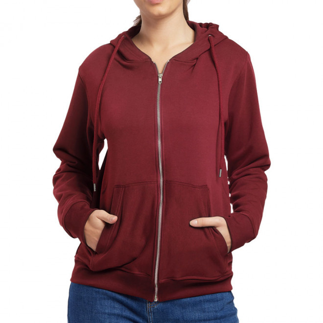 SWEAT ZIPPÉ PERSONNALISÉ MADE IN FRANCE LES FILOSOPHES® 'MONTAIGNE' - bordeaux