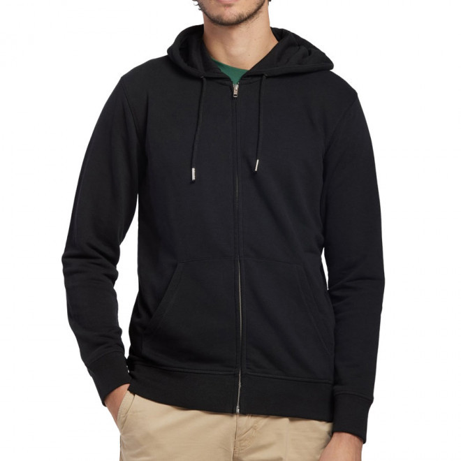 SWEAT ZIPPÉ PERSONNALISÉ MADE IN FRANCE LES FILOSOPHES® 'MONTAIGNE' - noir