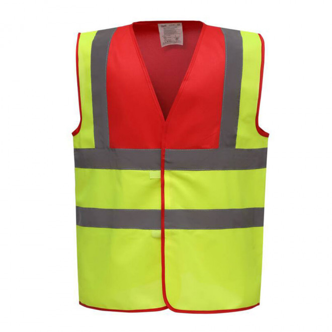GILET DE SÉCURITÉ PERSONNALISÉ 'SECUR' - red/yellow