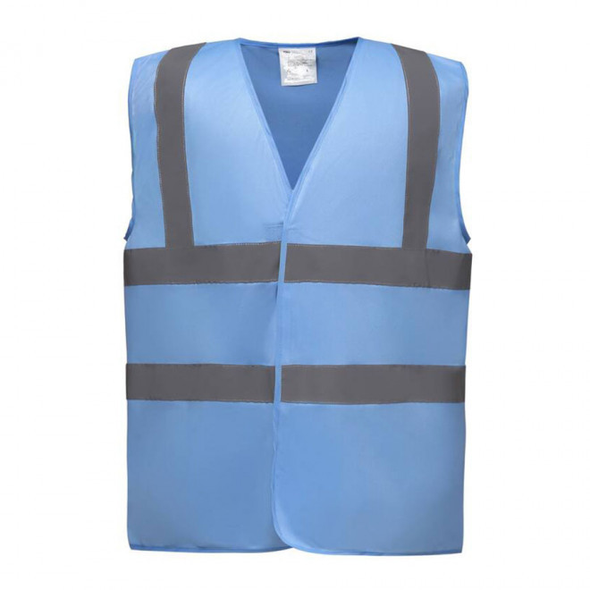 GILET DE SÉCURITÉ PERSONNALISÉ 'SECUR' - sky blue