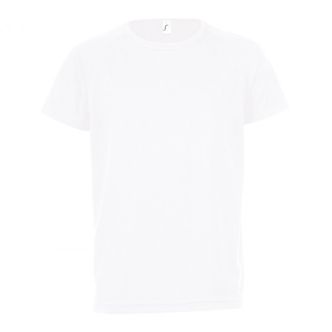 TEE-SHIRT RESPIRANT' SPORTY KIDS' - blanc
