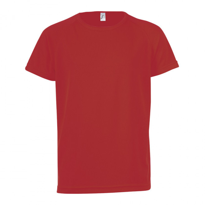 TEE-SHIRT RESPIRANT' SPORTY KIDS' - rouge