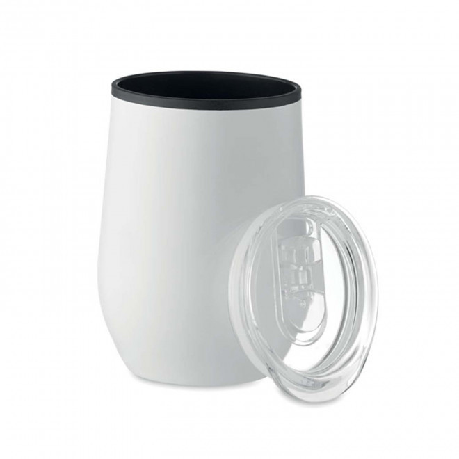 RAPIDE 4J - MUG A CAFE PERSONNALISE 350ML 'GOUGA SHINE' - blanc