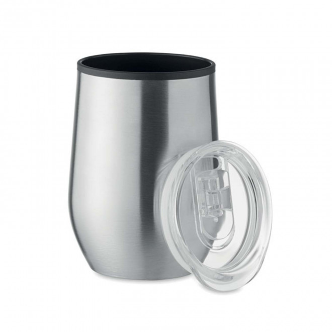 RAPIDE 4J - MUG A CAFE PERSONNALISE 350ML 'GOUGA SHINE' - argente