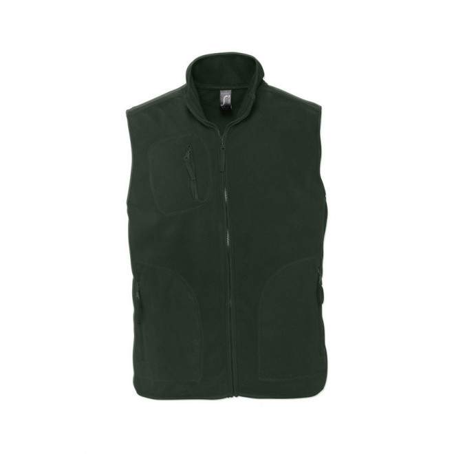 BODYWARMER PUBLICITAIRE POLAIRE MIXTE 'NORWAY' 320 GR/M² - vert sapin