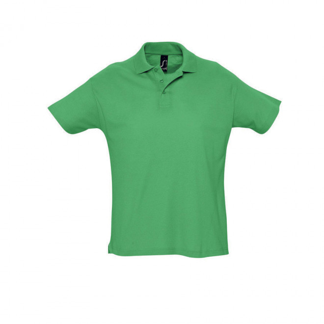 POLO PUBLICITAIRE HOMME 'SUMMER' COULEUR 170 GR/M² - vert prairie
