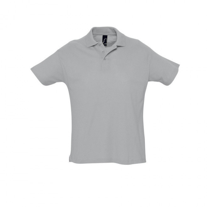 POLO PUBLICITAIRE HOMME 'SUMMER' COULEUR 170 GR/M² - gris chiné