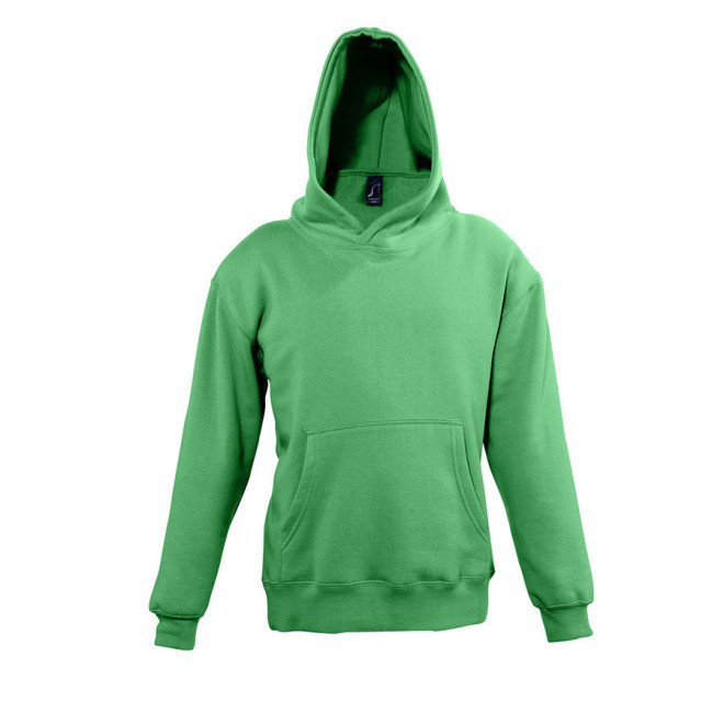 SWEAT-SHIRT CAPUCHE PUBLICITAIRE ENFANT 'SLAM' - vert prairie