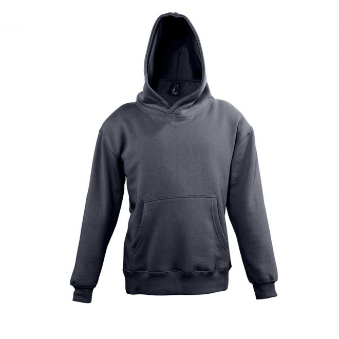 SWEAT-SHIRT CAPUCHE PUBLICITAIRE ENFANT 'SLAM' - marine