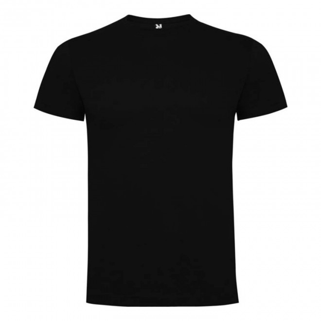 TEE SHIRT MIXTE PERSONNALISABLE COULEUR 'DAGA' 165G/M2 - noir