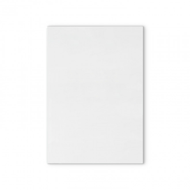 BLOC NOTES A6 PERSONNALISABLE 'ALBUS' - blanc