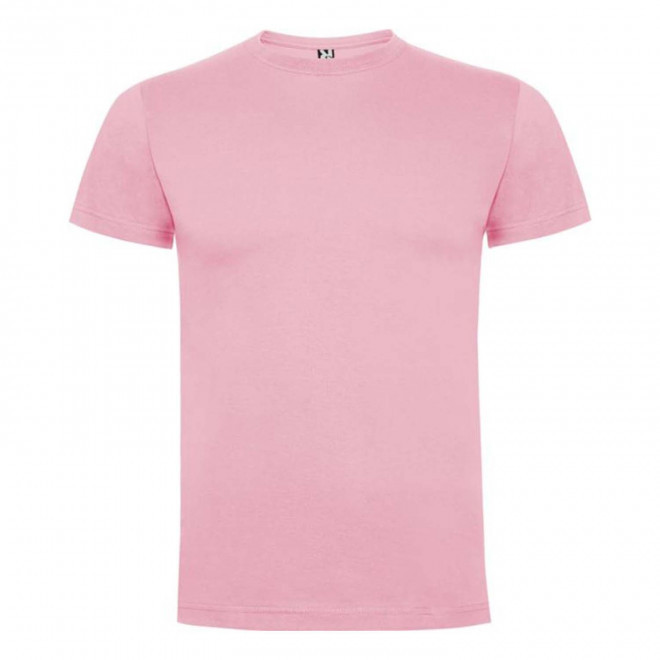 TEE SHIRT MIXTE PERSONNALISABLE COULEUR 'DAGA' 165G/M2 - rose clair