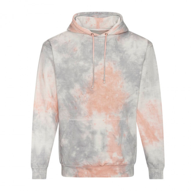SWEAT À CAPUCHE PERSONNALISÉ MIXTE JUST HOODS® 'BAKER' - grey pink marble