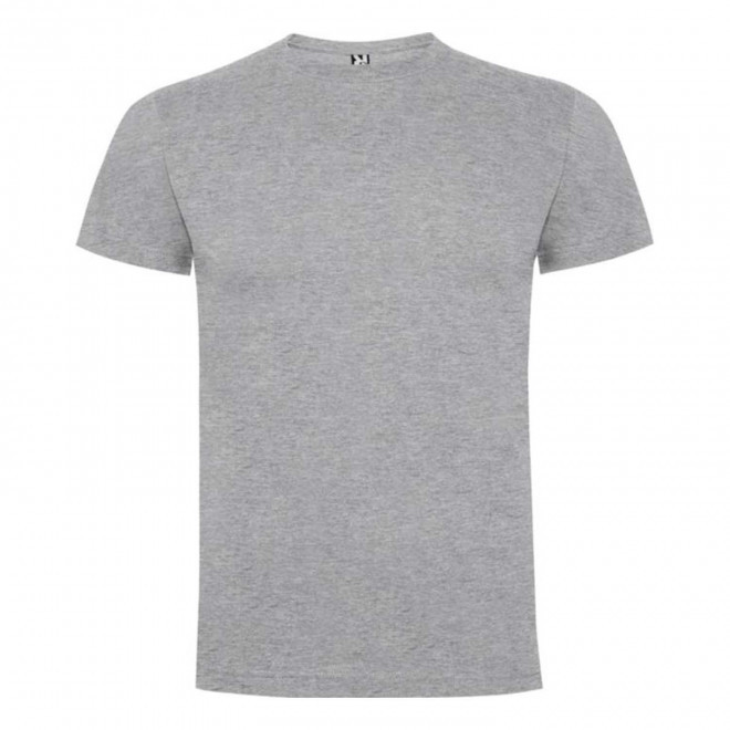TEE SHIRT MIXTE PERSONNALISABLE COULEUR 'DAGA' 165G/M2 - gris chiné