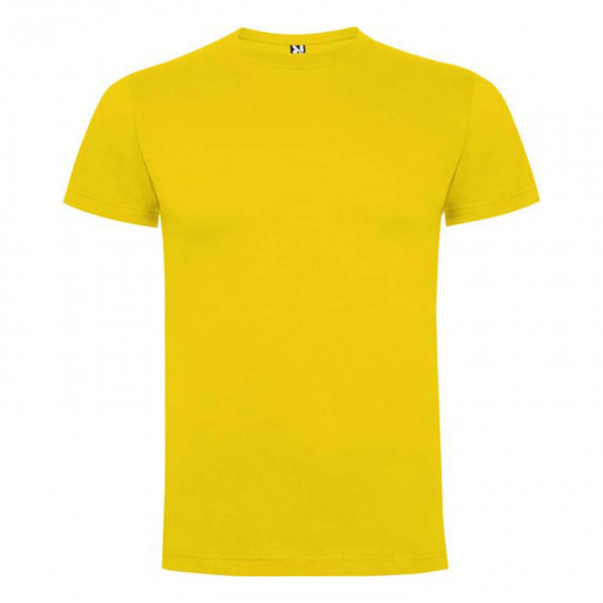 TEE SHIRT MIXTE PERSONNALISABLE COULEUR 'DAGA' 165G/M2 - jaune