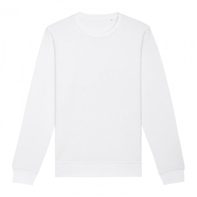 SWEAT MIXTE COL ROND S/S® PERSONNALISABLE 'ROLLER' - white