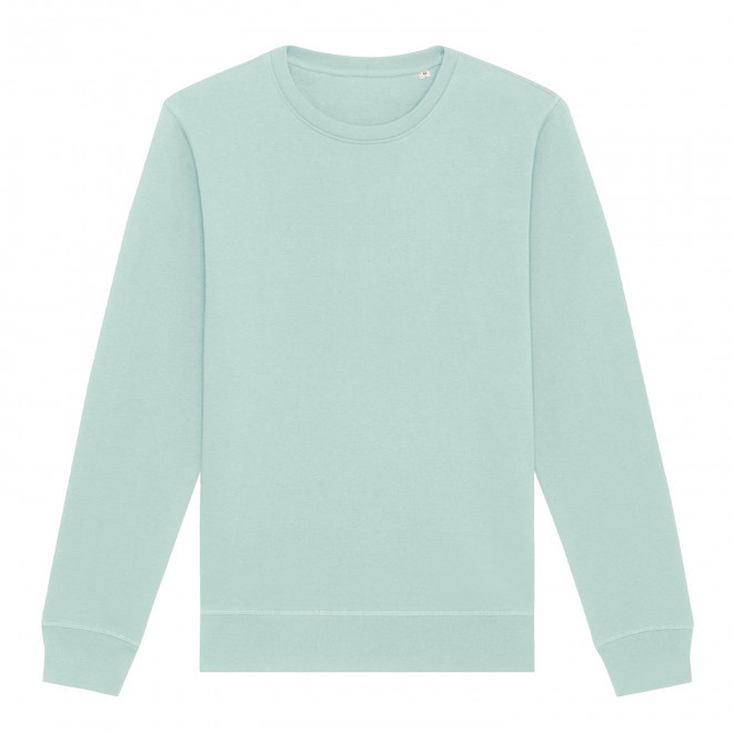 SWEAT MIXTE COL ROND S/S® PERSONNALISABLE 'ROLLER' - caribbean blue