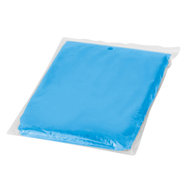 PONCHO PUBLICITAIRE TRANSPARENT 'HIGHLAND' - bleu